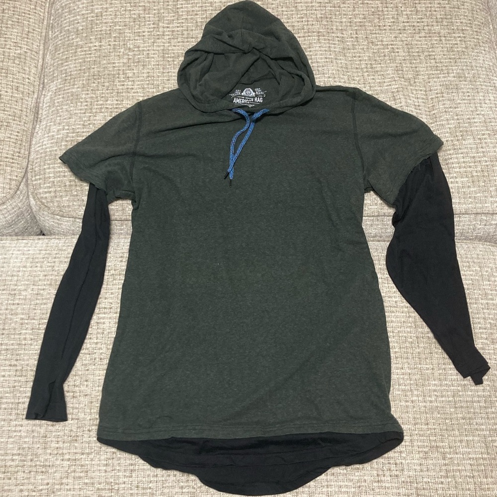 Men’s American Rag scalloped sweatshirt.  New w.o tags